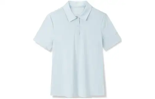 ANTA Variety Training Collection Polo Shirts Women's Dream Shadow Blue Polo Collar Moderate Straight Fit