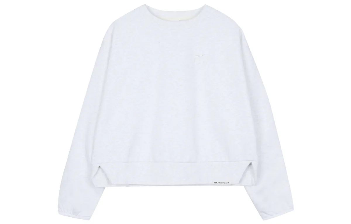Nike Sweatshirts Women's White Crew Neck Moderate Regular