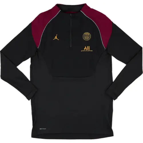 Jordan Paris Saint Germain 2020 21Player Issue Vaporknit Soccer Jersey Unisex Black