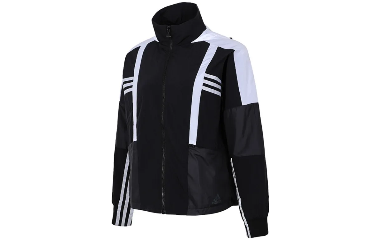 Adidas Jackets Women's Black Hooded Moderate Other