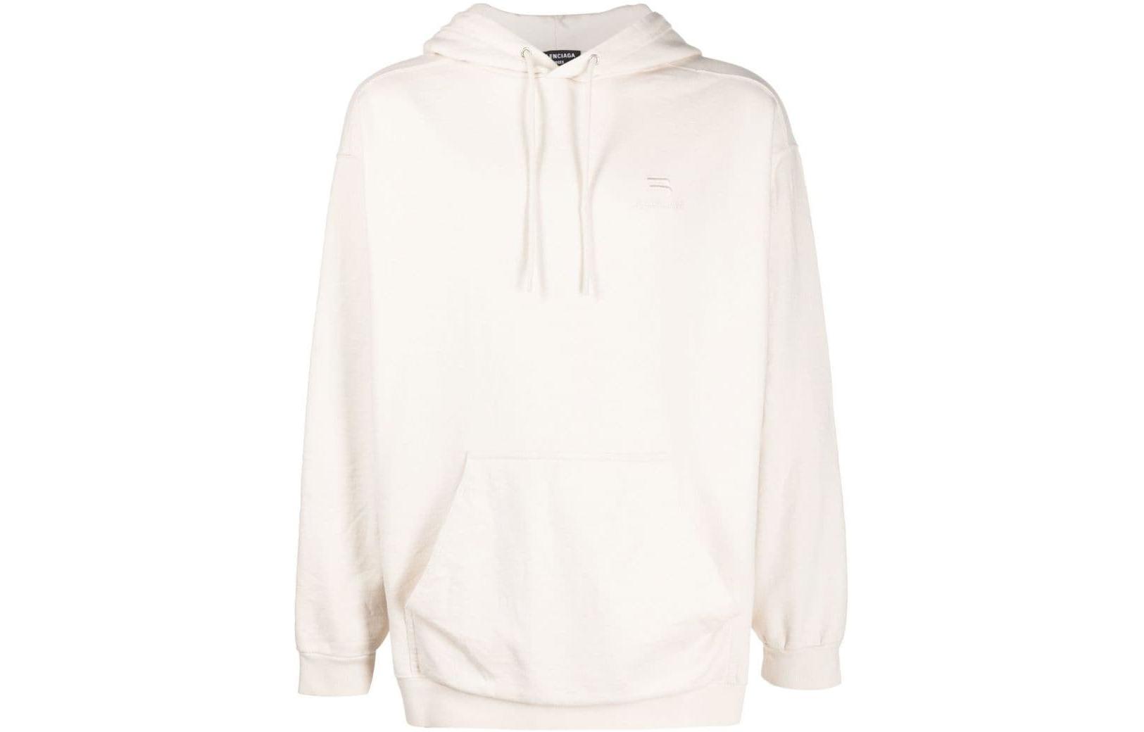 Balenciaga Logo All Over Print Sweater 'Cream'