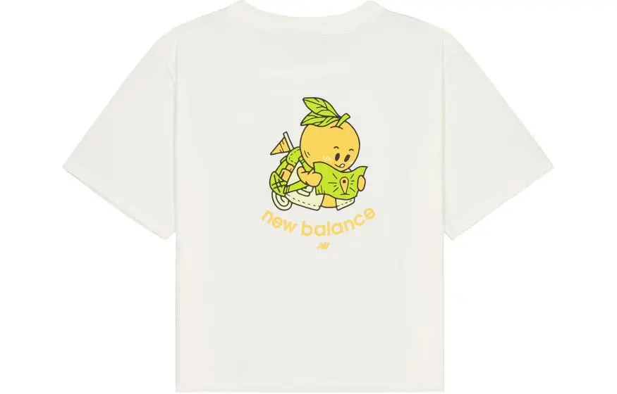 New Balance Drop Shoulder Sleeve T Shirt Women's White