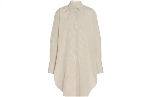 THE ROW Shirts Women's Light Brown Pointed Collar Moderate Other