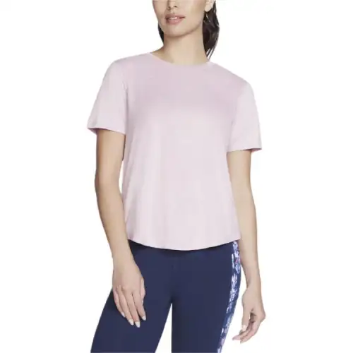 Skechers GO DRI SWIFT T Shirt Women's Blush Pink
