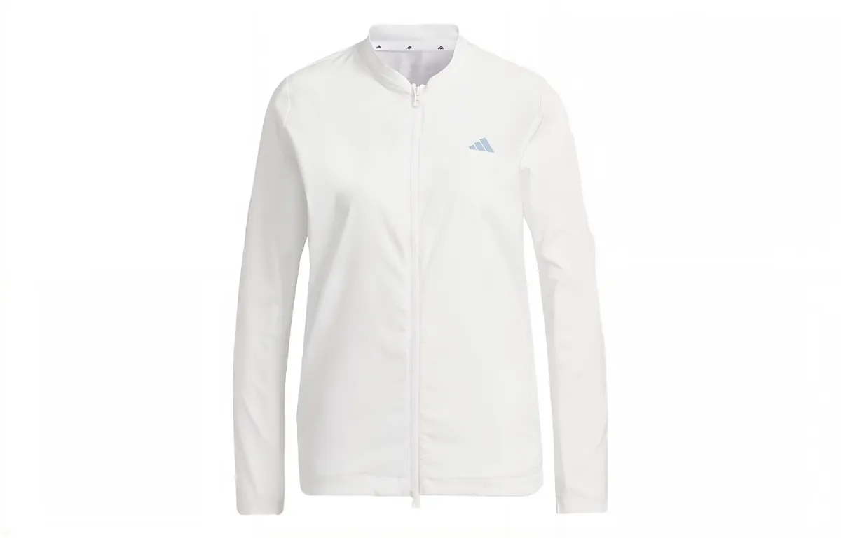 Adidas Jackets Women's White Stand Collar Moderate Other