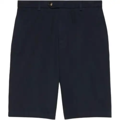 GUCCI Casual Shorts Men's Dark Blue