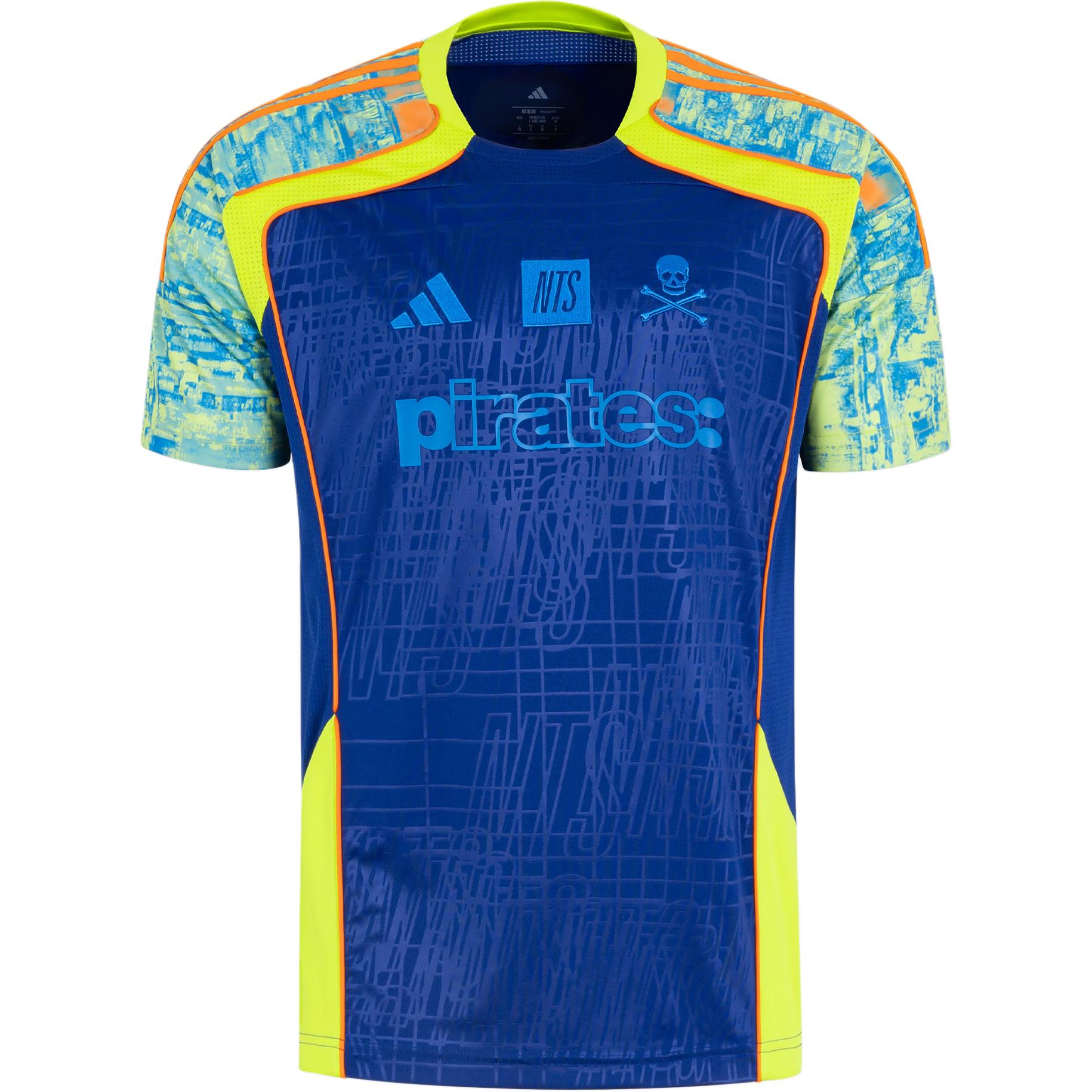 Adidas Soccer Jerseys Men’s Ink Blue/Orange Yellow/Bird Feather Blue/Semi Bright Yellow Fluorescent Moderate