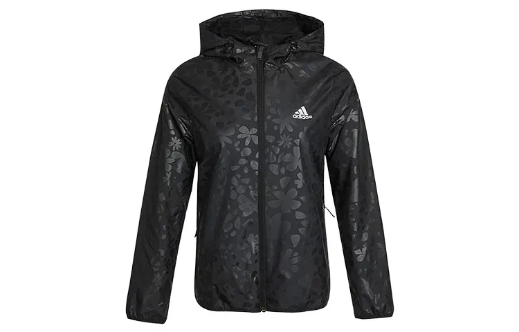 Adidas Jackets Women's Black Hooded Moderate Other