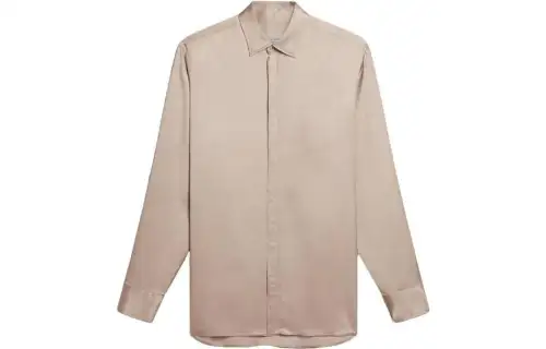 Golden Goose Batilda Boyfriend satin-finish shirt