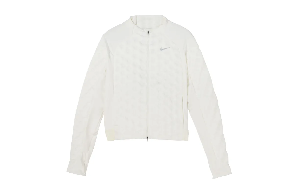 Nike Jackets Women's Sail White Stand Collar Moderate Other