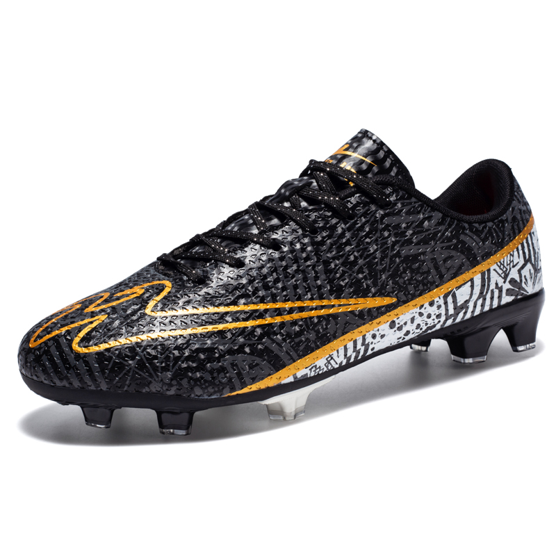 Binary FG Firm Ground Soccer Shoes Unisex Black