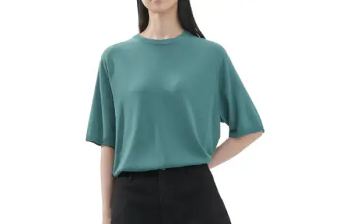 UNIQLO Knitwear Women's Grass Green Crew Neck Moderate Other