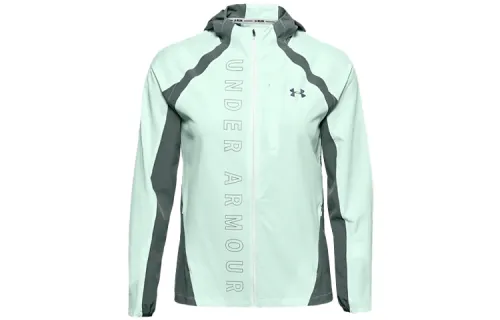 Under Armour Qualifier Jackets Women's Glass Blue Hooded Moderate Other