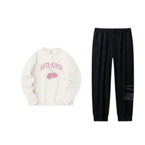 ANTA Sweatshirt Sets Unisex Crew Neck Moderate