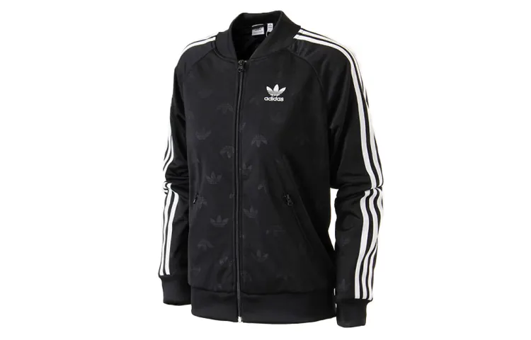 Adidas Originals SST Jackets Women's Black Baseball Collar Moderate