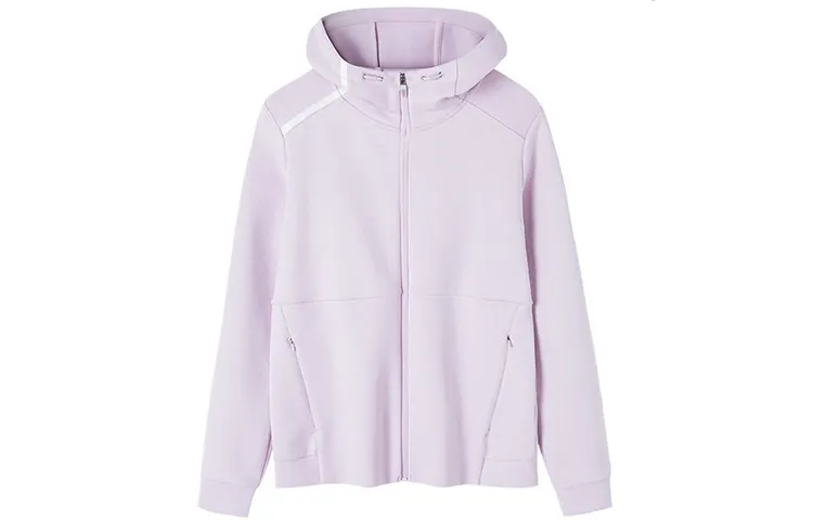 ANTA Variety Training Collection Jackets Women's Purple Hooded Moderate