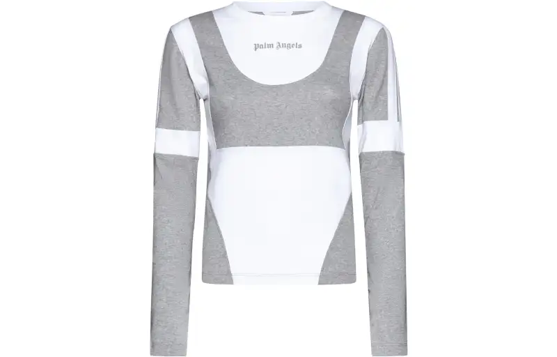 PALM ANGELS T Shirts Women's Multicolor Crew Neck Moderate Straight Fit
