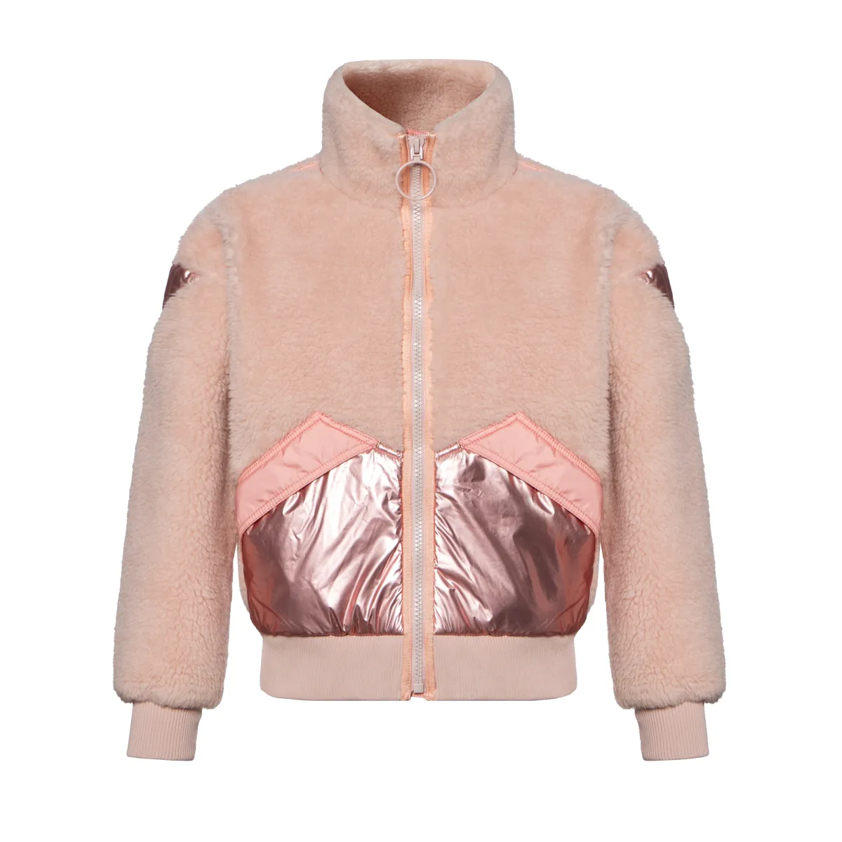 COACH Jackets Women's Pink Stand Collar Moderate Other