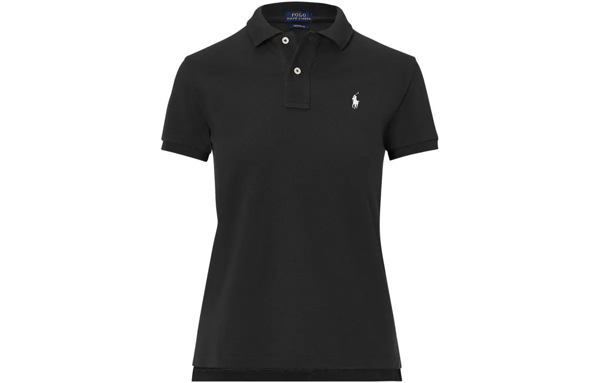 Polo Ralph Lauren SS22 Polo Shirt Classic Version Women's Black