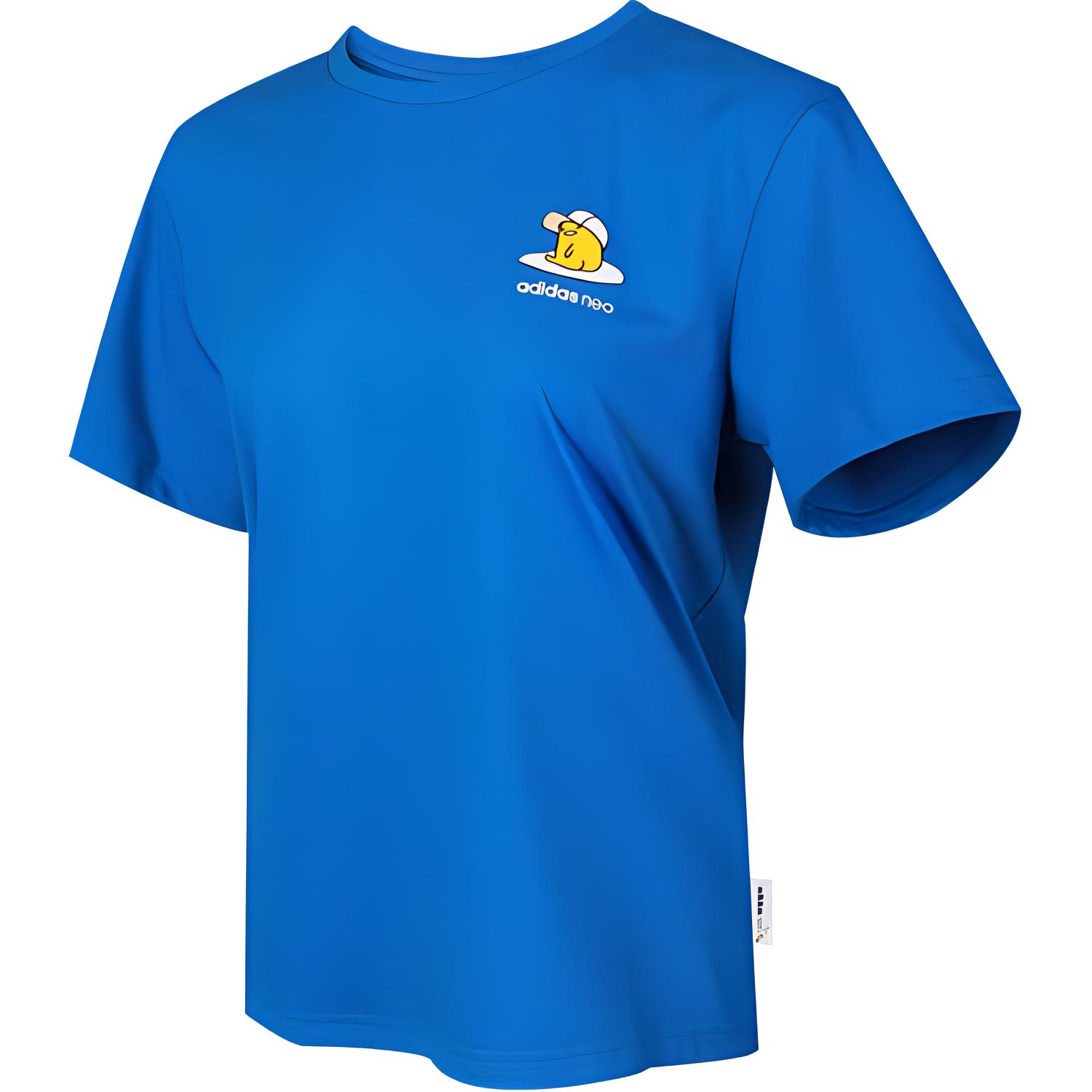 Женская футболка adidas neo W GDTM BF TEE (синяя)