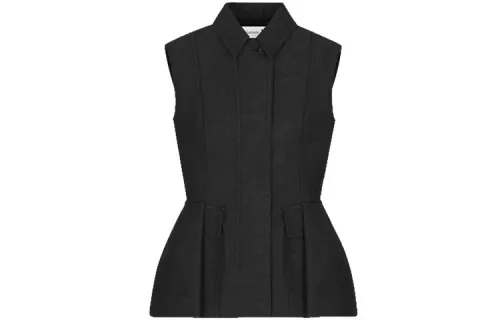 DIOR Quarterly New Products Jackets Women's Black Lapel Moderate Other