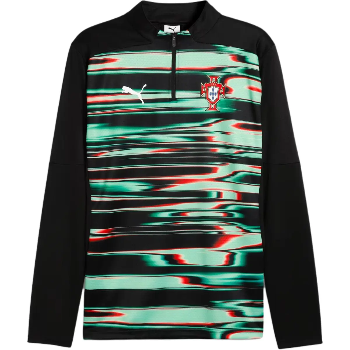 PUMA Portugal National Football Team Soccer Jersey Men's Black/Green