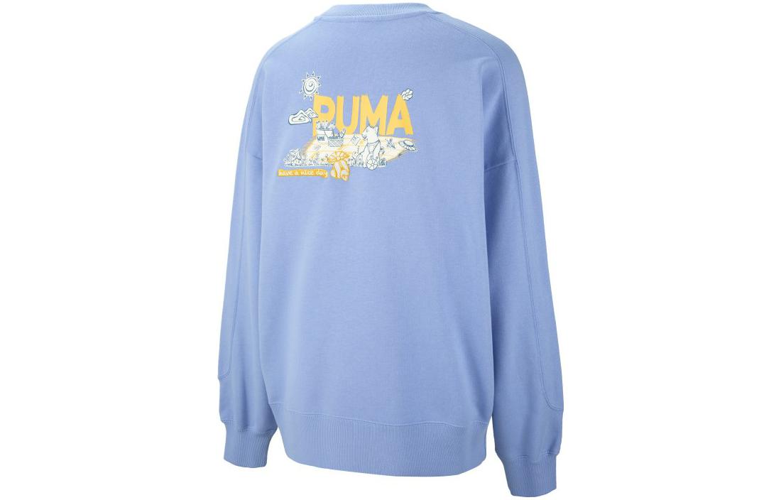 Женское худи PUMA Classics Joy Graphic (фиолетовое)