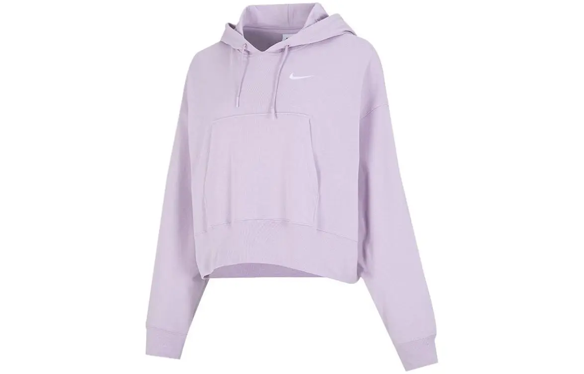 Nike Sweatshirts Women's Purple Hooded Moderate Regular