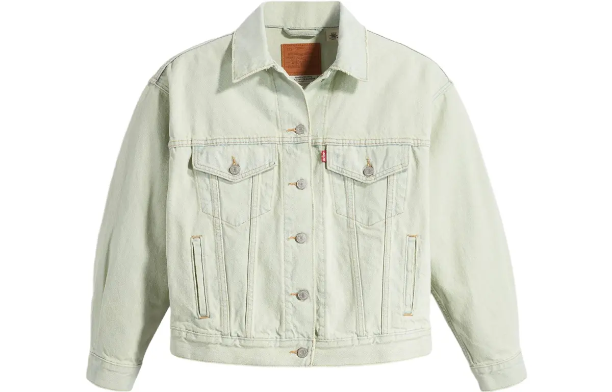 Levi's Jackets Women's Green Lapel Moderate Other