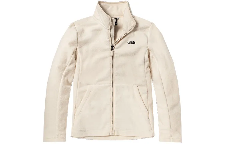 THE NORTH FACE Fleece Tops Women's White Stand Collar Moderate Other