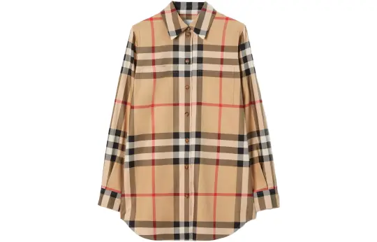 Burberry Vintage Check pattern cotton shirt