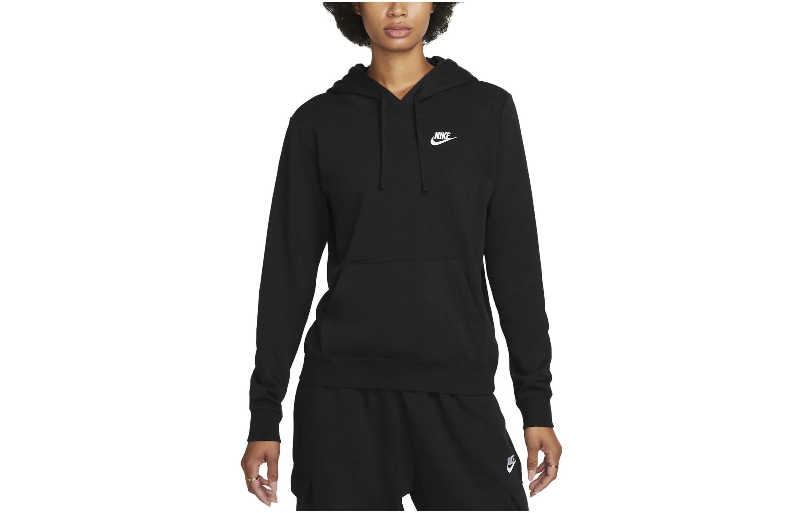 Женское худи Nike Sportswear Club Fleece Logo (черное)