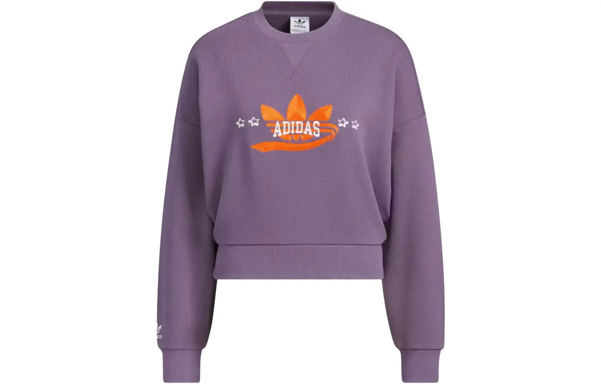 Adidas Originals Sweatshirt Women's Dark Gray Violet