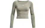 Under Armour Sweatshirts Women's Gray Crew Neck Moderate Regular