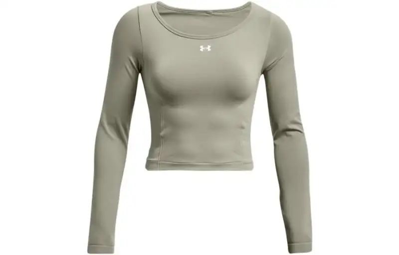 Under Armour Sweatshirts Women's Gray Crew Neck Moderate Regular