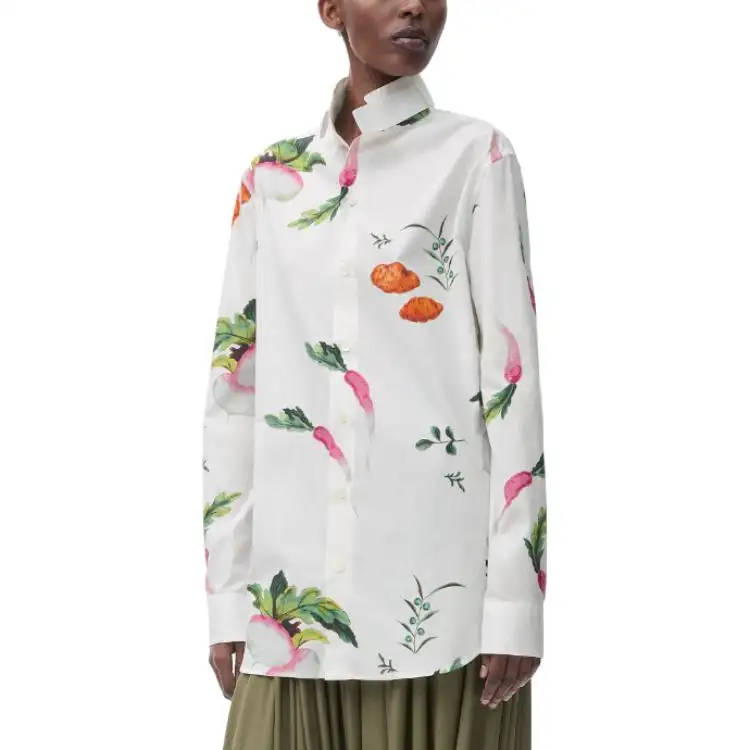LOEWE Pattern-Printed Button-Up Shirt