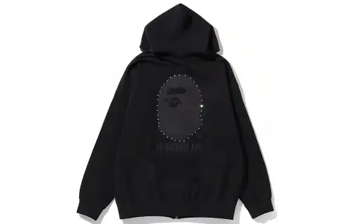 A BATHING APE Sweatshirt Coat Women's