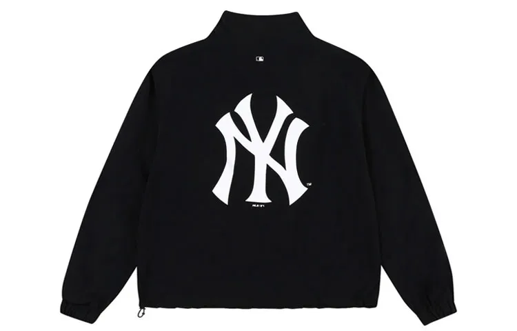 MLB Jackets Women's Black Stand Collar Moderate Soft Shell