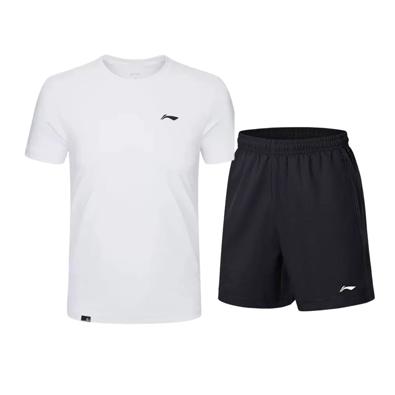Li Ning Casual Sportswear Men’s Crew Neck Moderate