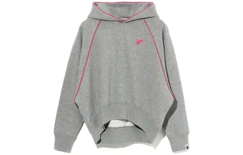 A BATHING APE Sweatshirts Women's Gray Hooded Moderate Regular