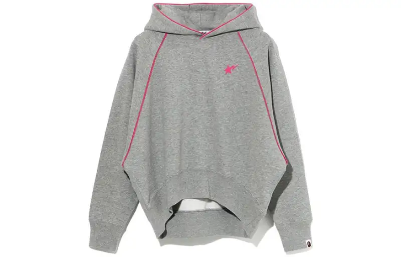 A BATHING APE Sweatshirts Women's Gray Hooded Moderate Regular