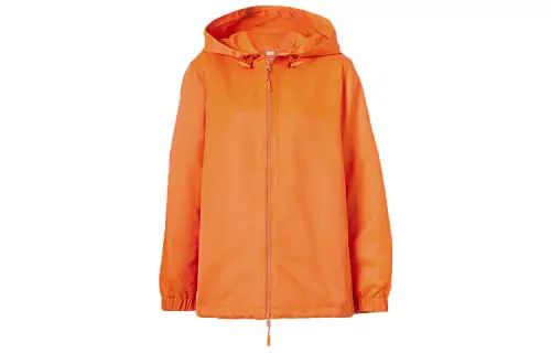 Burberry Jackets Women's Deep Orange Hooded Moderate Other