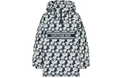 DIOR Quarterly New Products Jackets Women's Blue Hooded Moderate Other