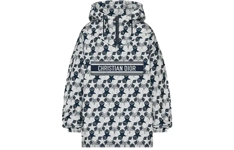 DIOR Quarterly New Products Jackets Women's Blue Hooded Moderate Other