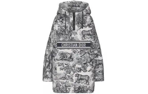 DIOR Quarterly New Products Jackets Women's Gray Hooded Moderate Other