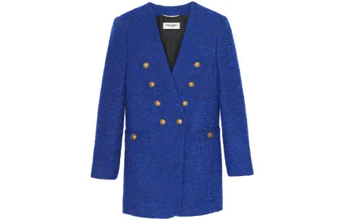 SAINT LAURENT Jacket Women's Blue