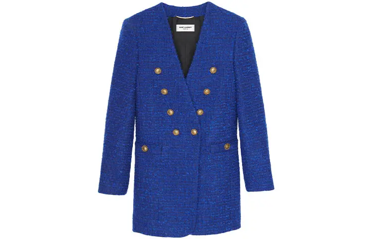 SAINT LAURENT Jacket Women's Blue