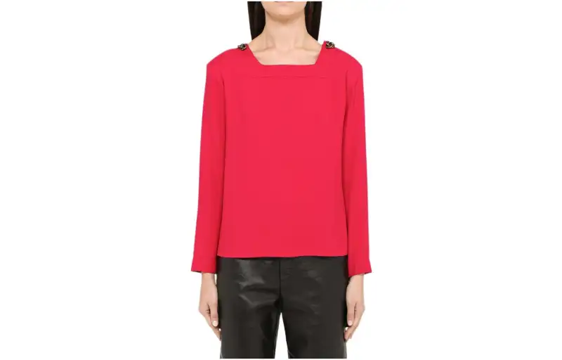 SAINT LAURENT Sweatshirt Women's Red