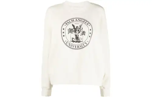 PALM ANGELS College Crewneck Sweatshirt