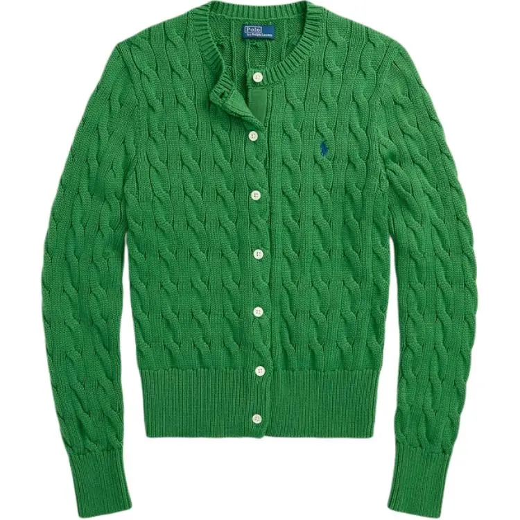Polo Ralph Lauren SS24 Knitwear Slim Fit Women's Green